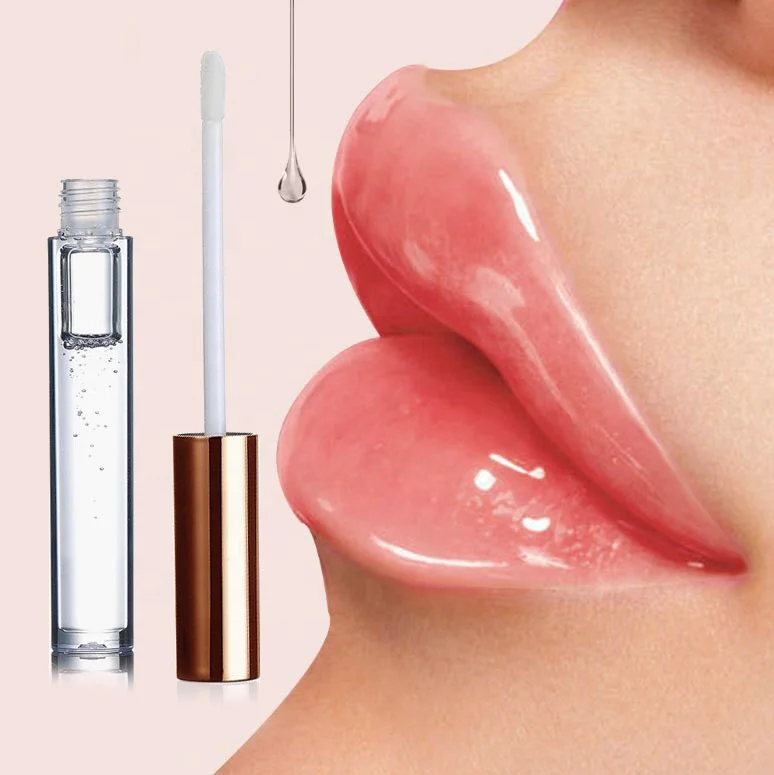 

OEM Your Brand Clear Lip Gloss Moisturizing Vegan Makeup Long Lasting Creamy Lip Plumper Oil For Thin Lips