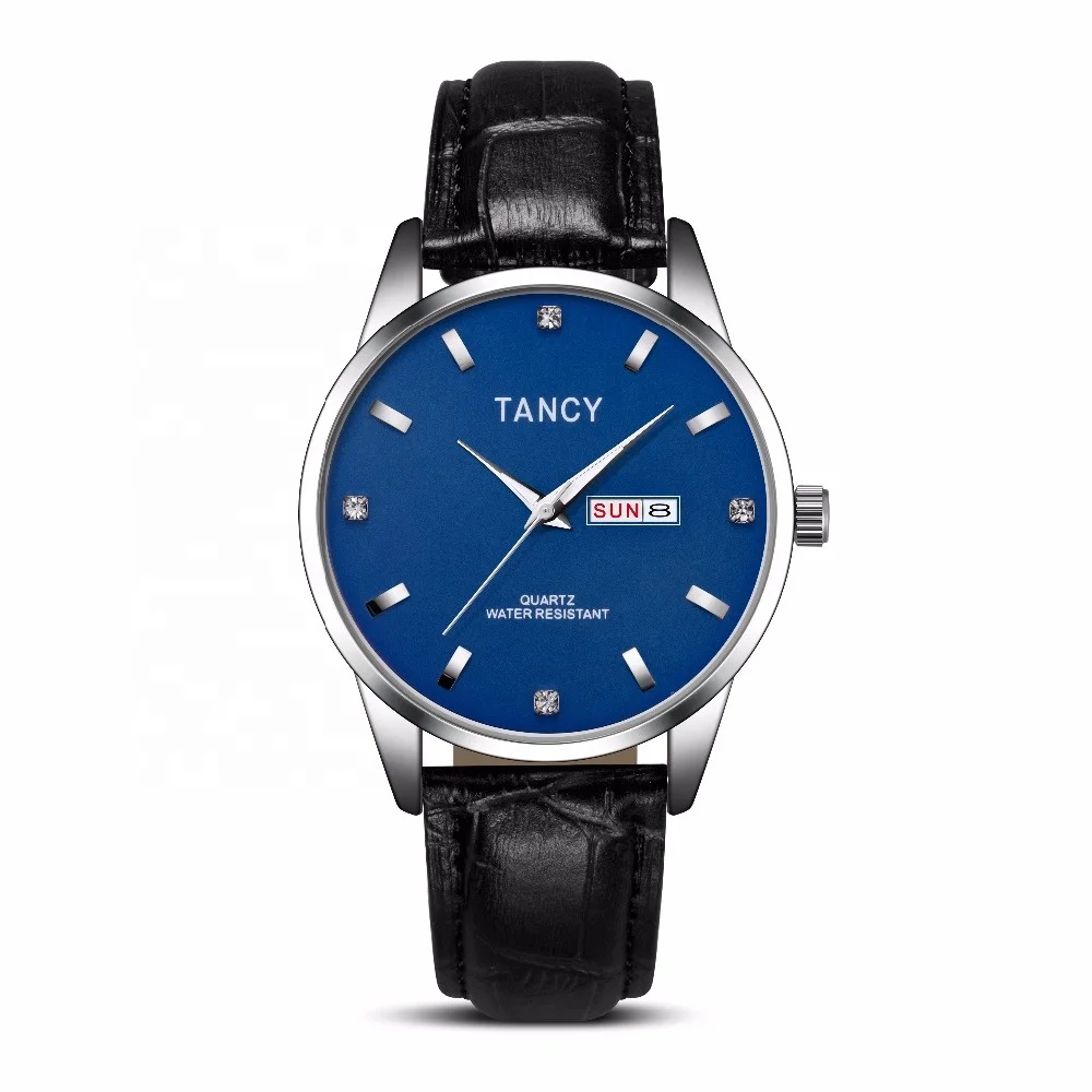 

High Quality Japan Movement Leather Strap Women Watch, Picture color