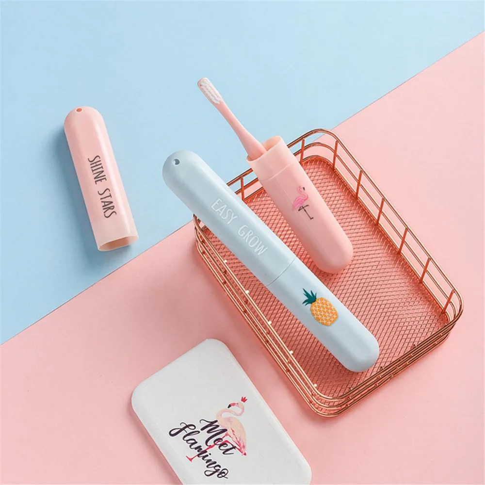 

Portable Travel Toothbrush Box With Lid Toothbrush Protective Cover Waterproof And Dustproof Toothbrush Cover, As photo