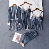 /product-detail/gold-velvet-4-pieces-kit-ladies-lace-robe-sexy-sleeveless-nightwear-pajamas-sets-sleepwear-women-62346192594.html