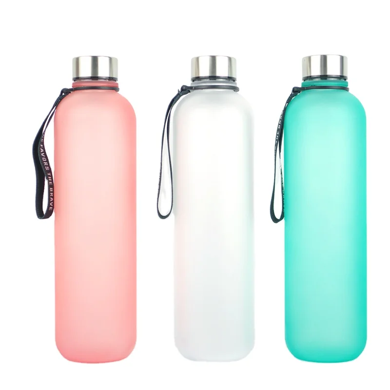 

BPA Free sport tritan bottle frosted bottle with stainless steel lid