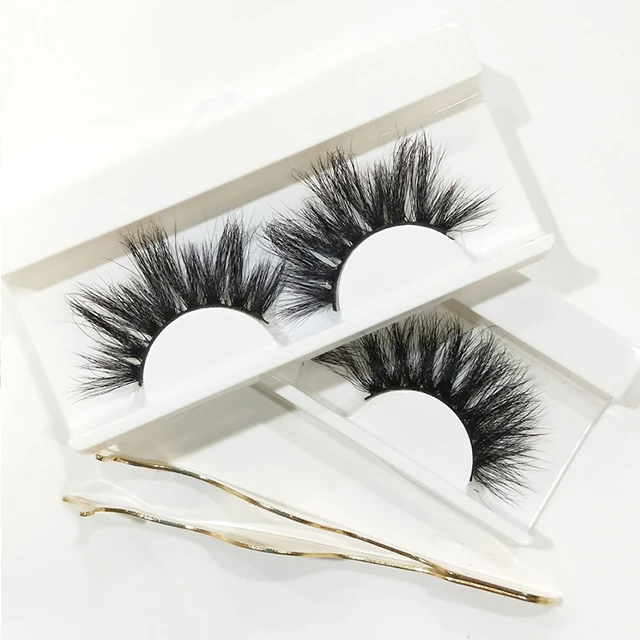 

Costume Packaging Private Logo Cruelty Free Korean PBT 22mm Silk Fiber Eyelashes With Box, Natural black