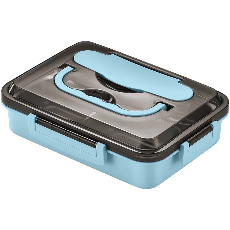 

Hot Seller Portable Food Grade Material Stainless Steel 304 Lunch Box Sealed Lid Thermal Insulation High Capacity Bento Box