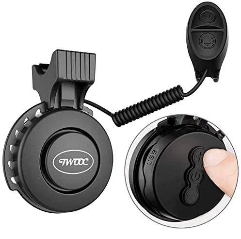 

TWOOC T-002S Electric Bike Bell USB Charging 100 dB 4 Modes Sounds Alarm Bell Waterproof Bike horn Handlebar Ring Bicycle Bell