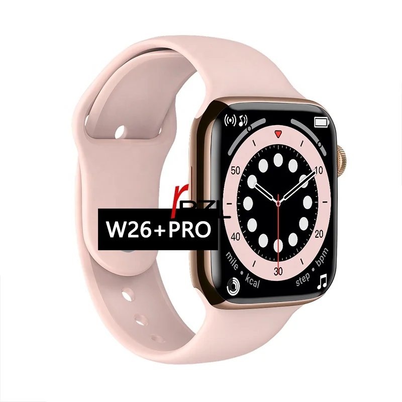 

W26+ Pro Series 6 7 Ip68 IWO Ips Screen HW22 Pro M26 Plus T55+ W37 Smartwatch Reloj 44mm Bracelet Smart Watch 6 7 W26 Plus