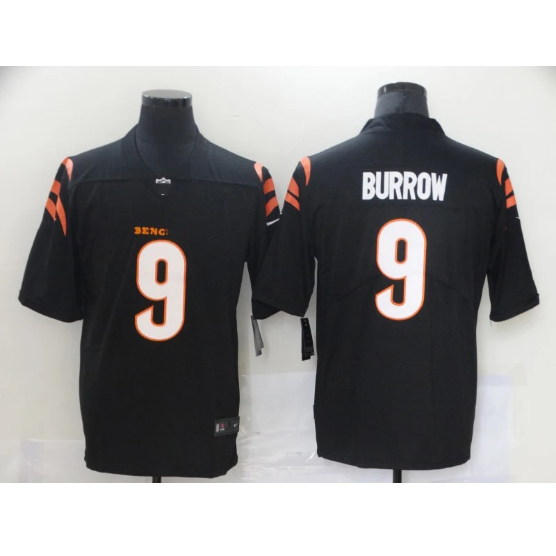 

New Stitched Cincinnati Bengal American Football Jersey Joe Burrow 9 Ja'Marr Chase T-Shirts Sports Wear Uniform