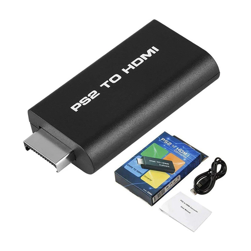 

For Sony Playstation 2 PS2 to HDMI Audio Video HD Converter Adapter with 3.5mm Audio Output PS2HDMI For PS2 Display Modes
