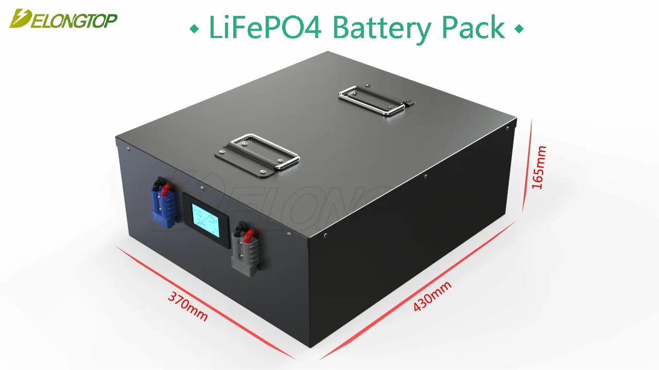 3000 Times Lifepo4 Battery Pack 48v 100ah For Solar Power Supply ...