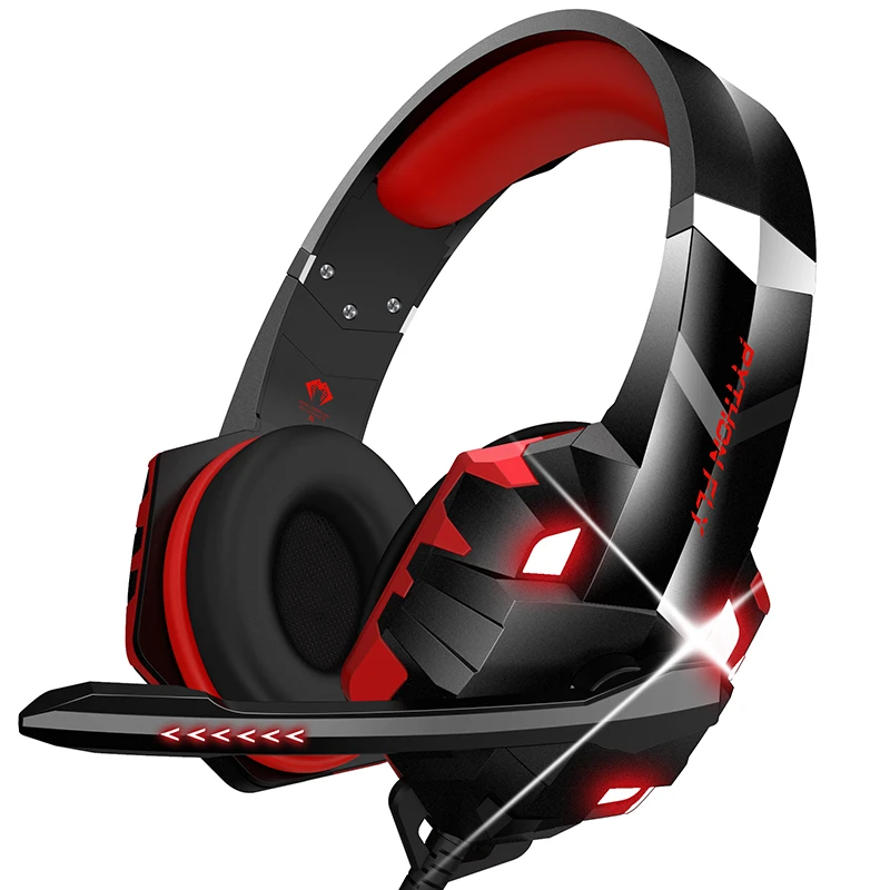 

Free Shipping audifonos gamer 7.1 Noise Canceling Headphone G9000 Max Gaming Headset Headphones With LED Lights Mic For PC PS5