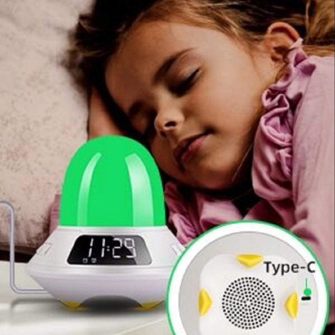 

New Product Alarm Clock Digital Rechargeable Led Kids Digital Alarm Clock, Rgb led