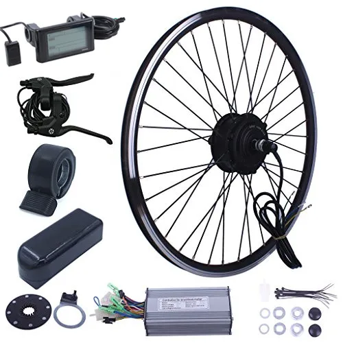 

2020 24v 36v 250W cheap electric bike conversion kit europe electric bicycle accessories, Black+silver