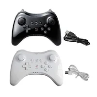 

For Nintendo For Wii U Pro Console Gamepad Wireless Controller Bluetooth Gamepad Joystick Dual Analog With USB Charging Cable