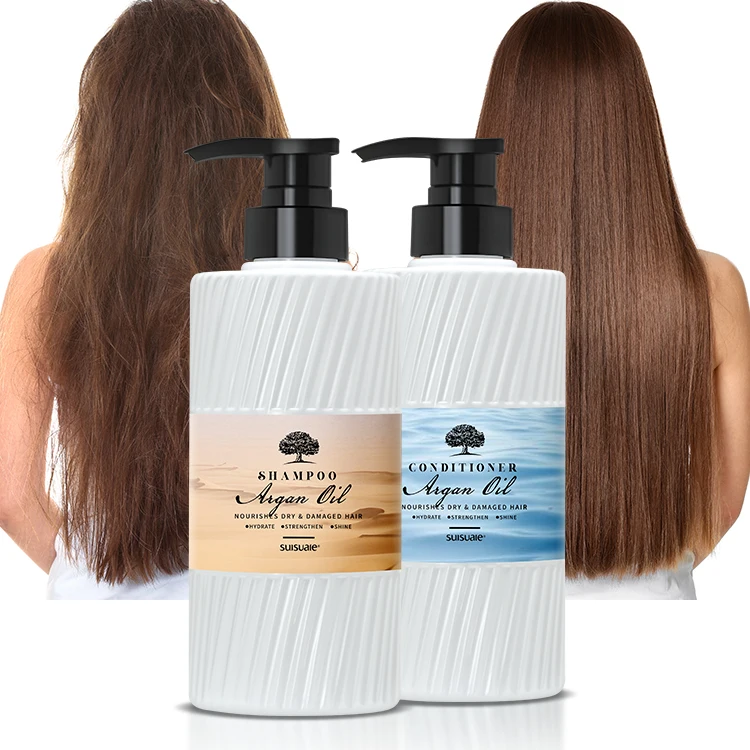 

OCCA Free Shipping Private Label Curly Hair Care Growth Clear Keratin Organic Moroccan Argan Oil Shampoo And Conditioner Set