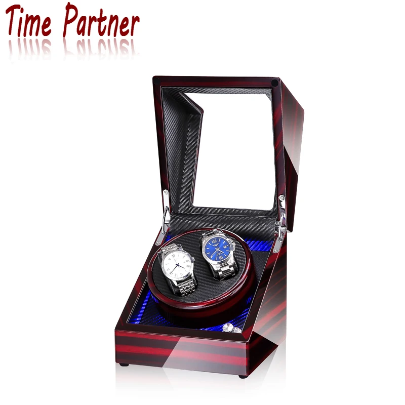 

Time partner Watch Box Case Travel Leather For Men Pantone America White Europe Africa Logo Time Dimensions, Customized