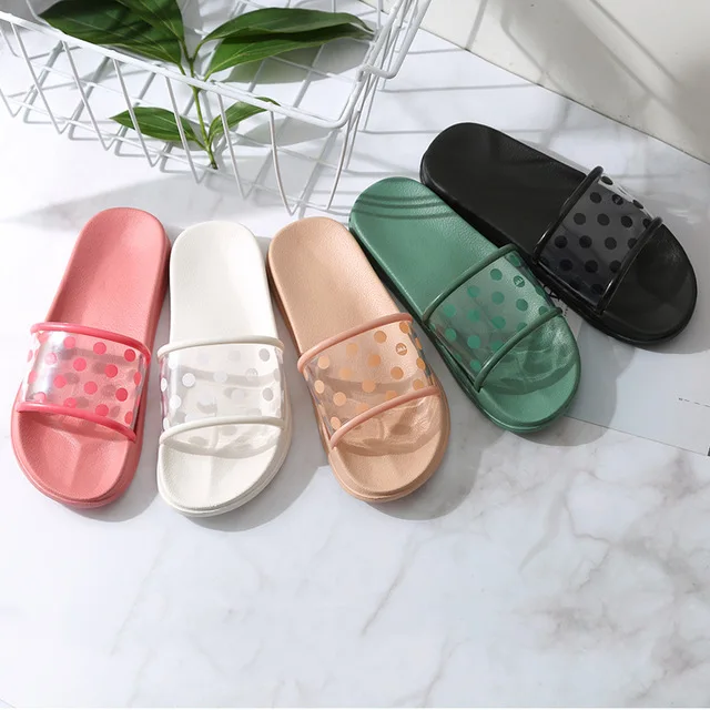 

New Design Fashion Summer Pvc Ladies Shoes Sandals for Women, As picture show or customize