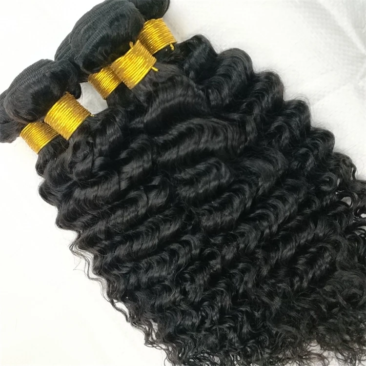 

Letsfly Free Shipping Wholesale Unprocessed Deep Wave Hair Weave Brazilian Remy Human Virgin Hair Extensions Bundles
