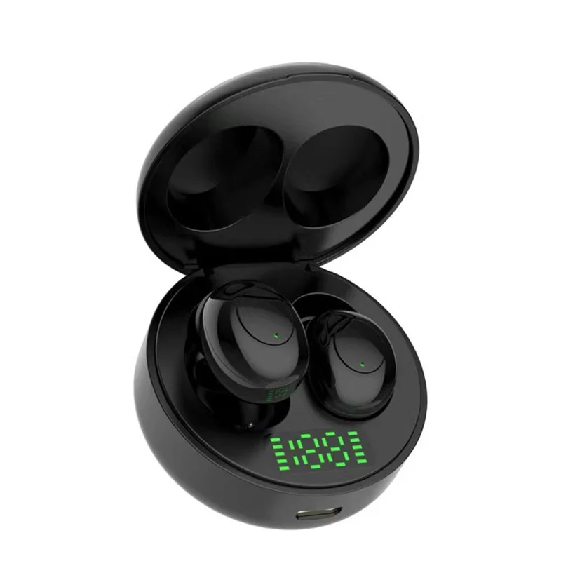 

TWS Earbuds 5.0 True Wireless Bluetooth Headset Stereo Headphone Earphone Compatible with All Phones, Black white red green