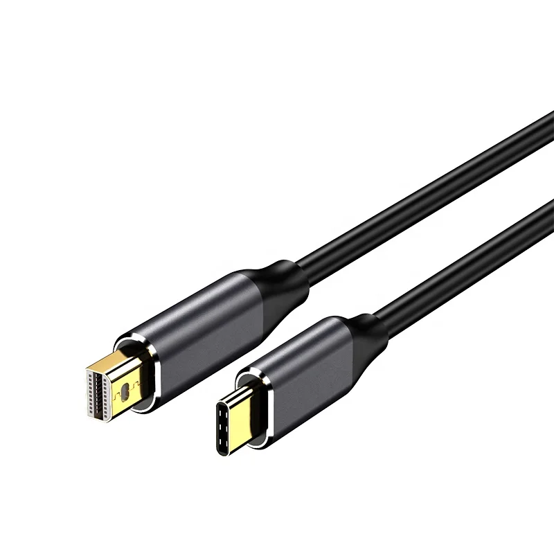

cantell Male to Male usb c to mini DisplayPort-Compatible HDTV USB 3.1 Type c to mini DP Cable, Black
