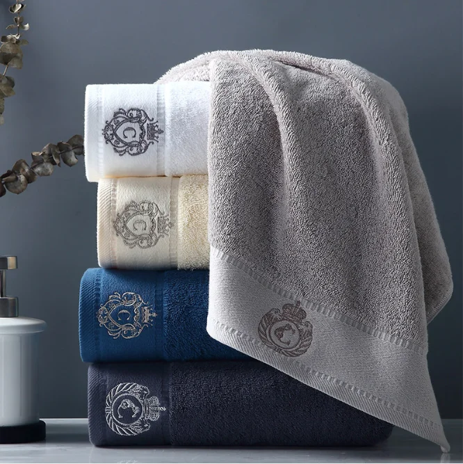 
Hot Sale Luxury 5 star hotel use Gift Box packaging bath towel 100 cotton sets 
