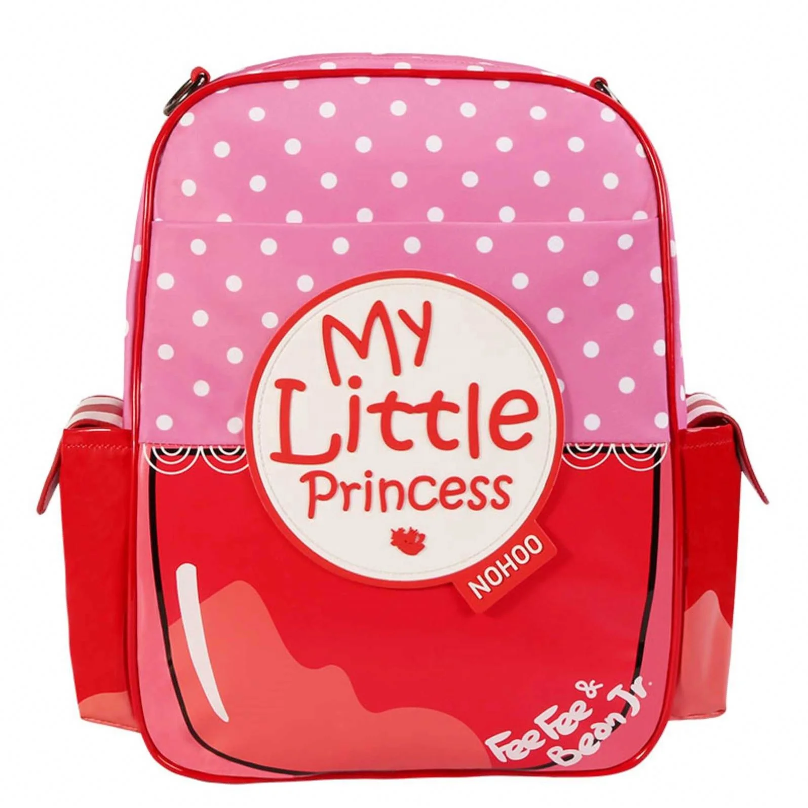 

Girly pinky style design bags for young girls outdoor schoolbags, Multi color