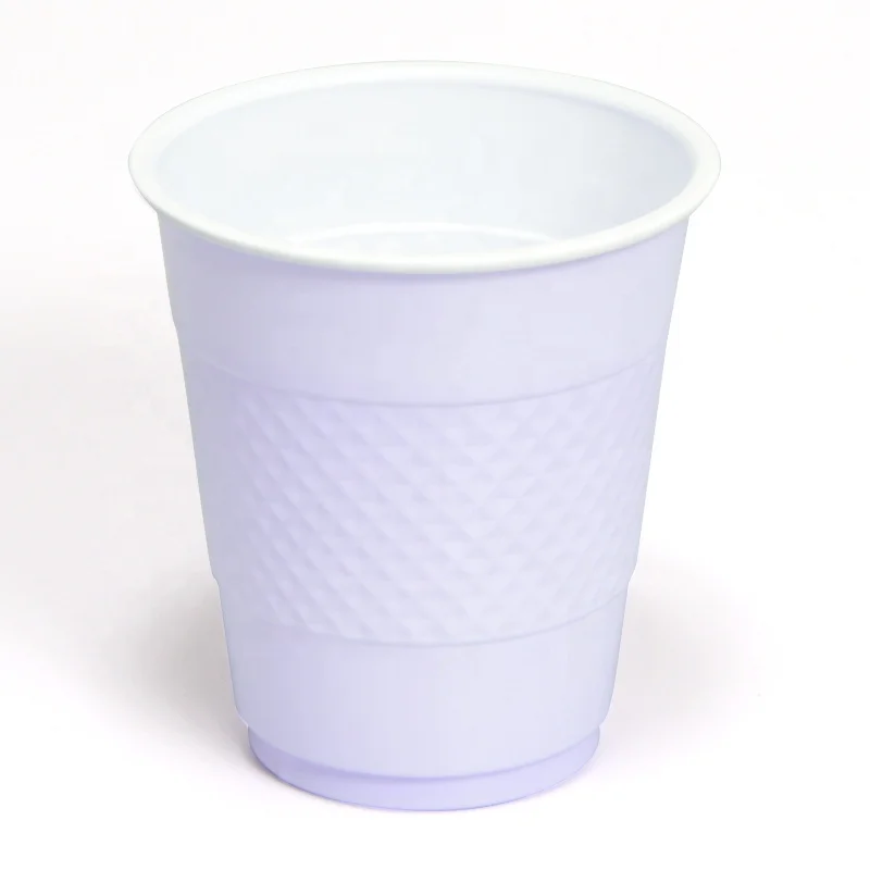 
Custom Color Disposable PS Drinking Cup Red Plastic Party Cups 