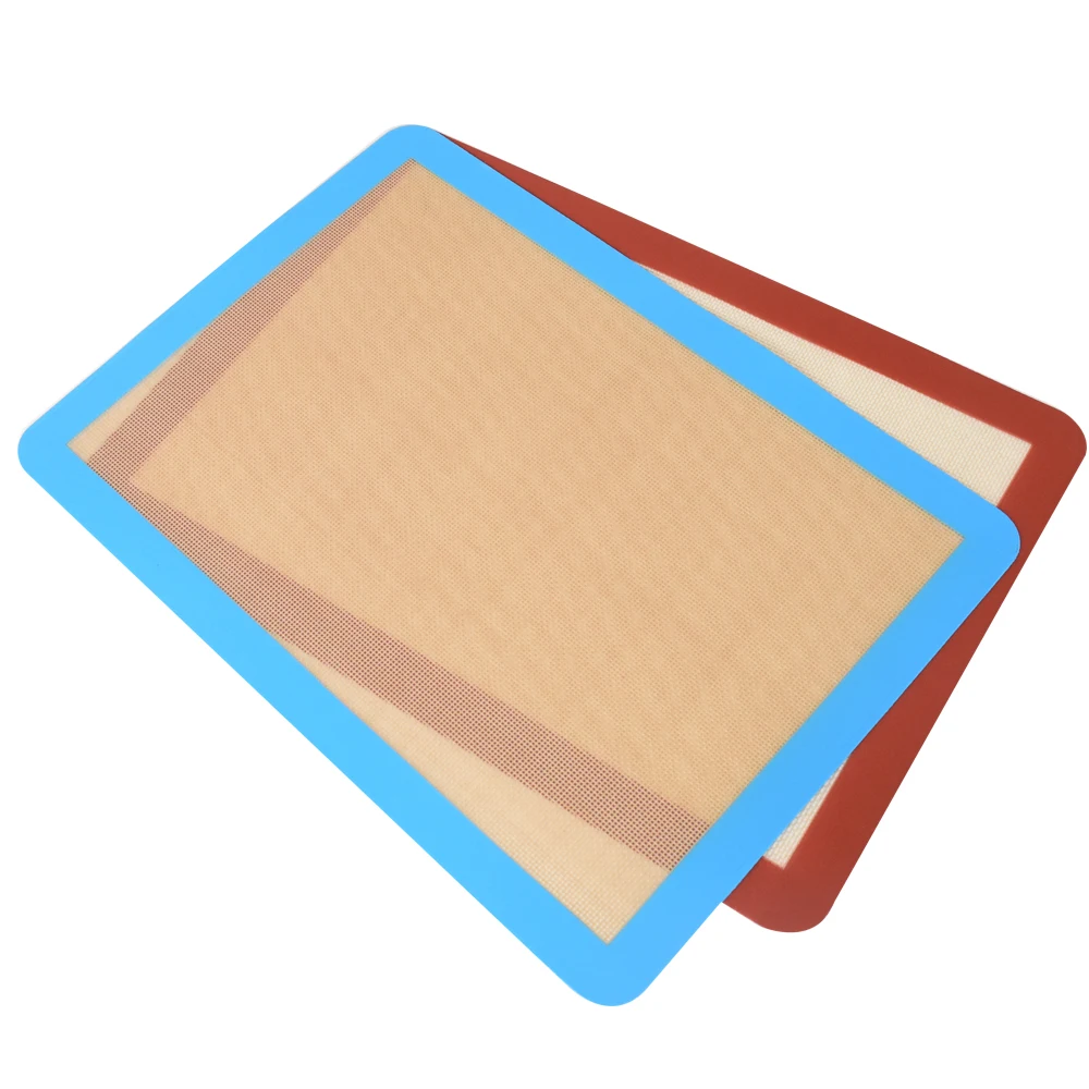

DJ Non-Stick Heat Resistant Silicone Baking Mat Pastry Tools, Border color can be customzed