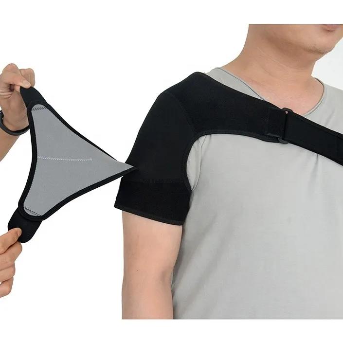 

Shoulder Brace Support With Adjustable Strap Breathable Neoprene Shoulder Support, Black or customized