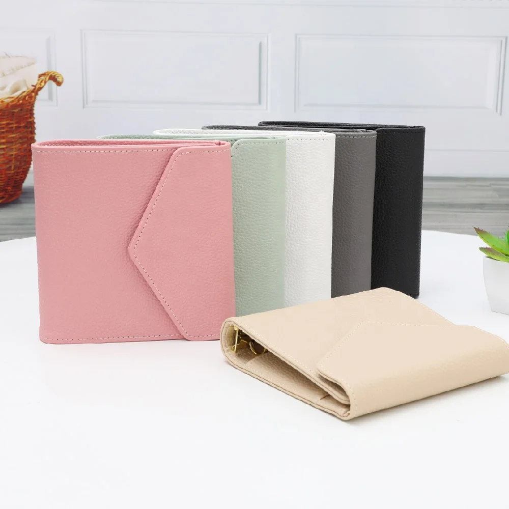 

Etsy Best Selling A7 Litchi Binder Cash Wallet as Clutches for Women / Cash Binder Envelopes with Fly Leaf & Zipper Available