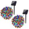 Home Solar powered system Christmas decoration LED String lights