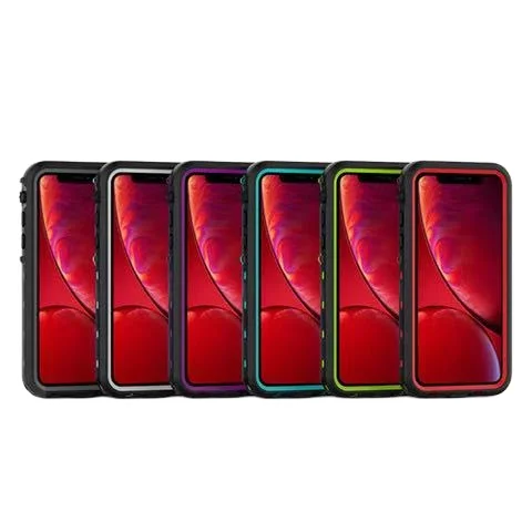 

New design of professional waterproof mobile phone case, Black, white, red, purple, cyan, green