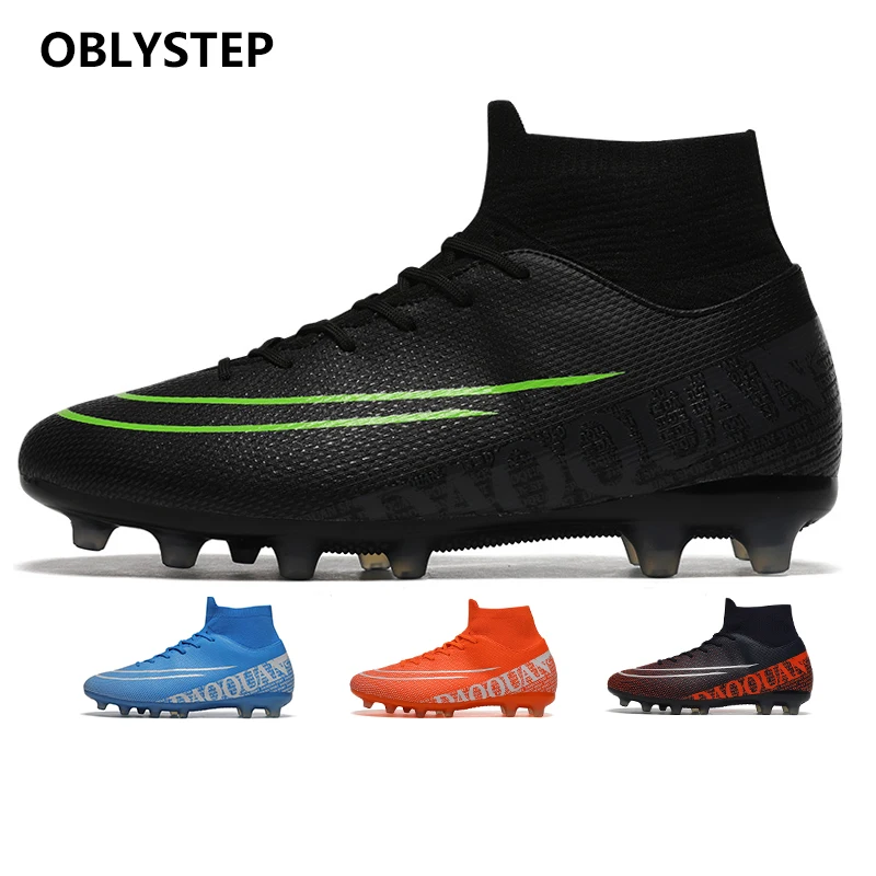 

Factory Customize Soccer Cleats Boots High-top Football Shoes Sneakers Turf Futsal Outdoor