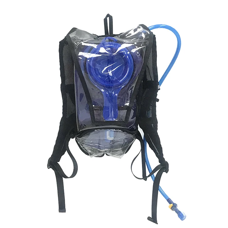 Clear Hydration Pack With 1.5l Bpa Free Bladder Water Backpack For