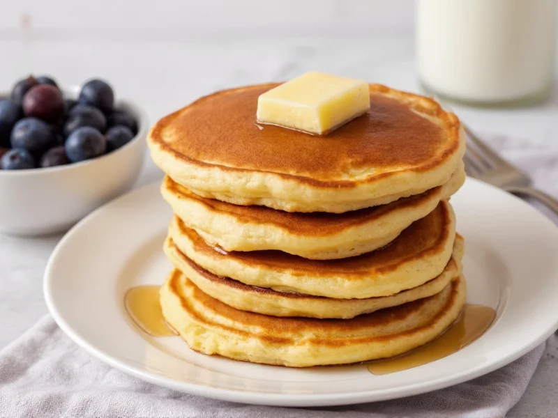 homemade fluffy pancakes