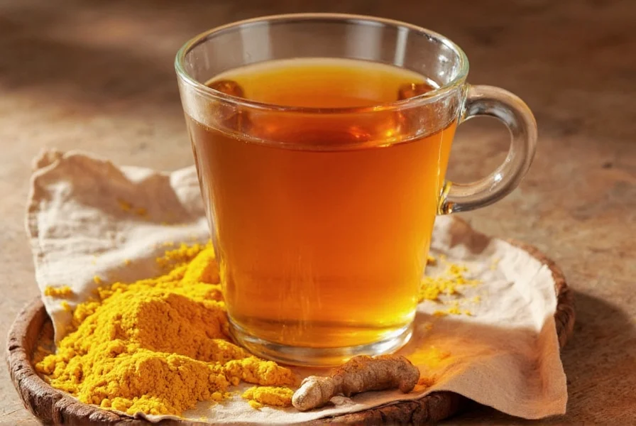 Fresh ginger and turmeric roots with sliced pieces in a teapot