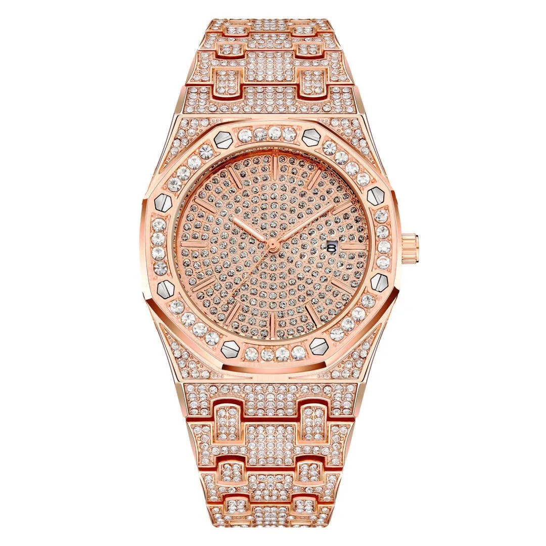 

Diamond Hip Hop Watch Iced Out Watch Men Lady Watches Luxury Design 2020