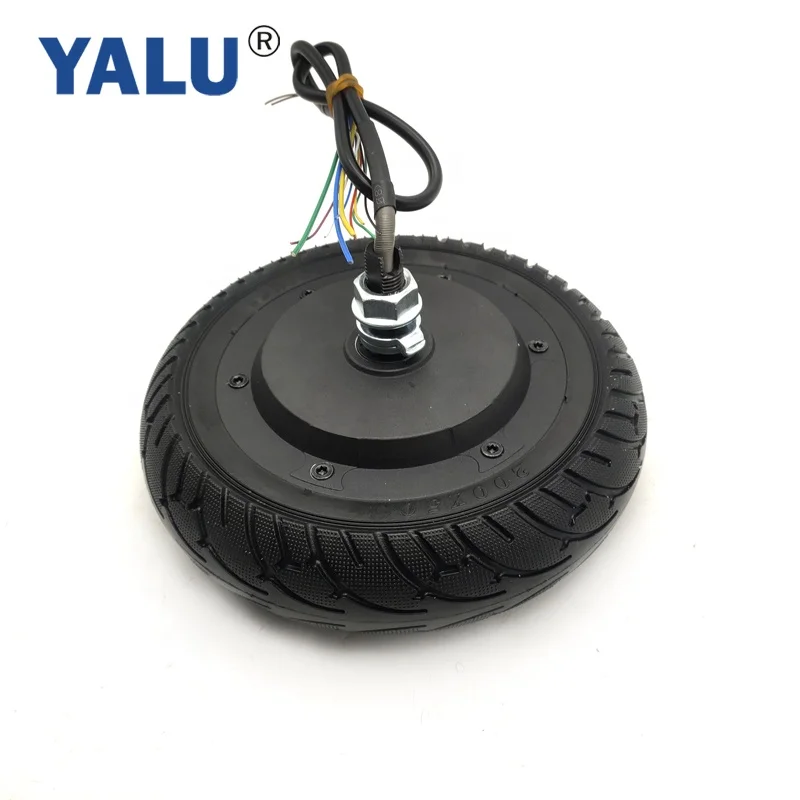 

8inch 24V 36V 48V Single side shaft Robot Servo Wheel Hub Motor with Encoder for automatic robotic DC engine Driver