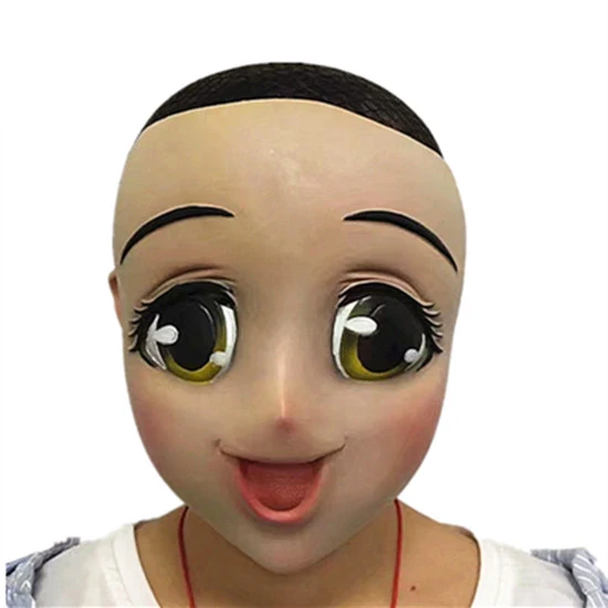 
Molezu Realistic Halloween Party Fancy Girl Full Face Latex Mask Full Head Adult Sexy Props for Festival Parties Manufacturer 