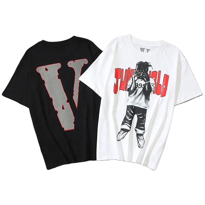 

LG8 Wholesale high quality V LONE 3 M Reflective Cotton T Shirt Vlones Tee Men hip hop short sleeve Shirt