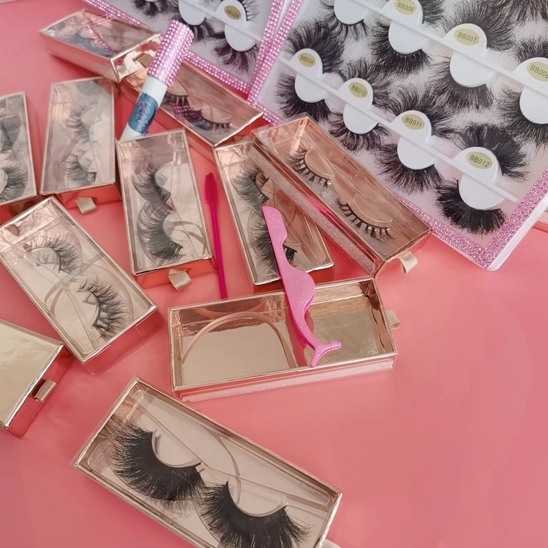 

natural mink lahes Private label free samples Wholesale lashes with lashwood boxes eye lashesh set best mink lashes