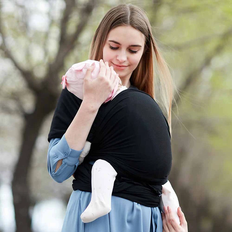 Wholesale Cotton Breathable Stretchy Infant Carrier Baby Sling