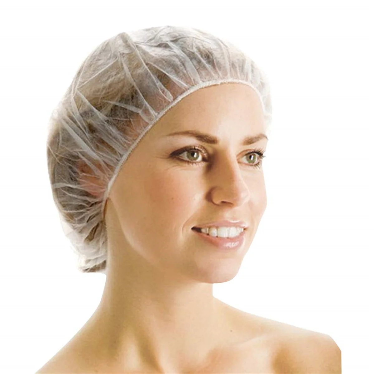 

High Quality Waterproof Hotel Hair Cover Plastic PE Clear Disposable Shower Caps