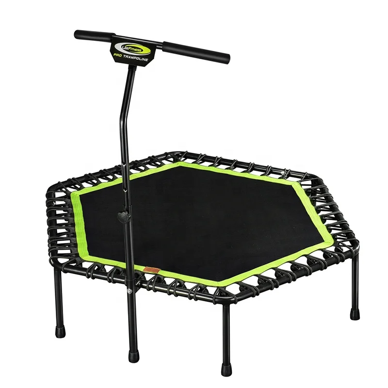 

Hot seller Indoor GYM Jump Sports outdoor gymnastic high performance mini fitness folding trampoline with handle, Customized color