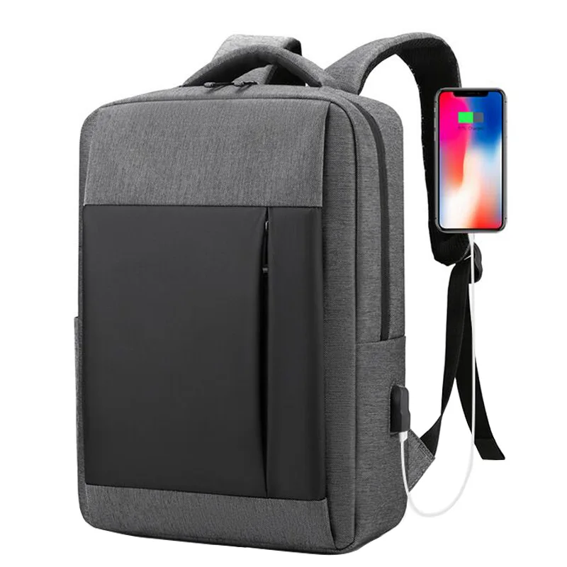 

2022 custom New Large capacity waterproof men business 15.6 Inch Usb Charging Port school laptop bags backpack