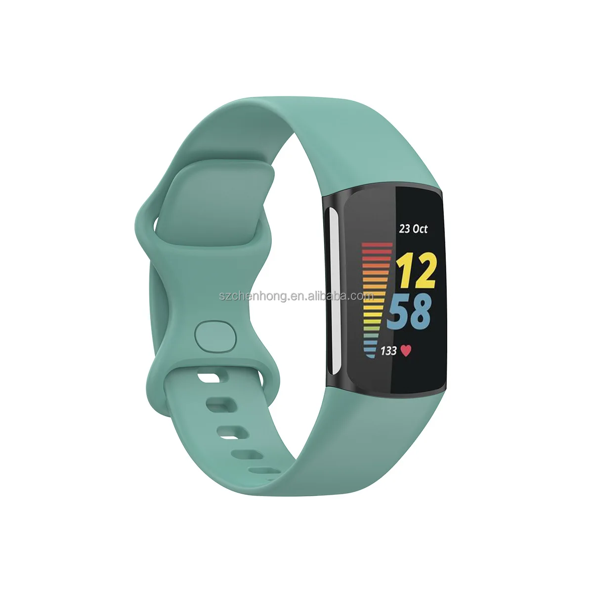 

Manufacturer Good Quality Silicone Custom Printed Fashion Sport Fitbit Charge5 Watch Band Bracelet