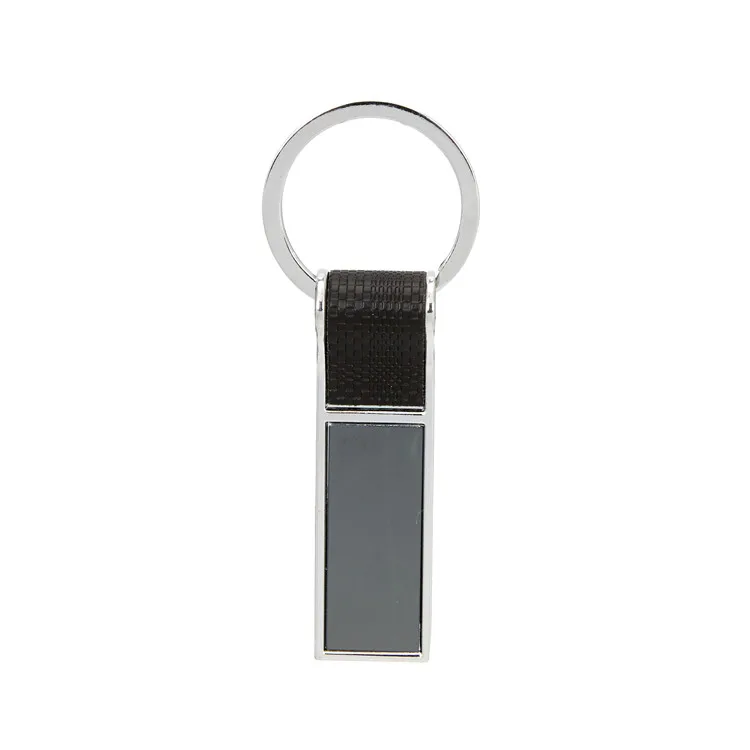 

High Quality Customized Men Business Strip Zinc Alloy Leather Decorative Key Chain Keychain, Picture