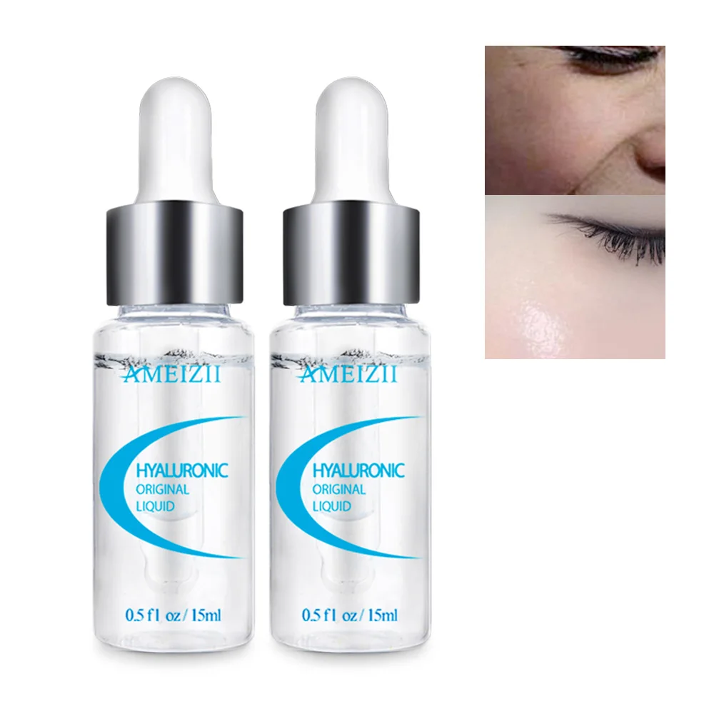

AMEIZII Skin Care 15ml Pure Hyaluronic Acid Serum Facial Lifting Anti Aging Essence Vitamin C Serum Skin Whitening Pore Remover