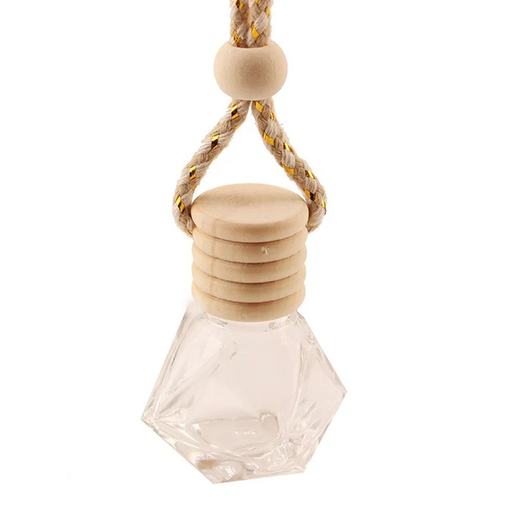 Aromatherapy 8ml Hanging Empty Car Air Freshener Essential Oil Diffuser Car Perfume Aroma Bottle