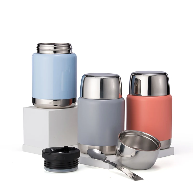 

High Quality Eco-Friendly Food Flask Cooler Healthy Hot Food Flask Kids School Food Flasks, Customized color