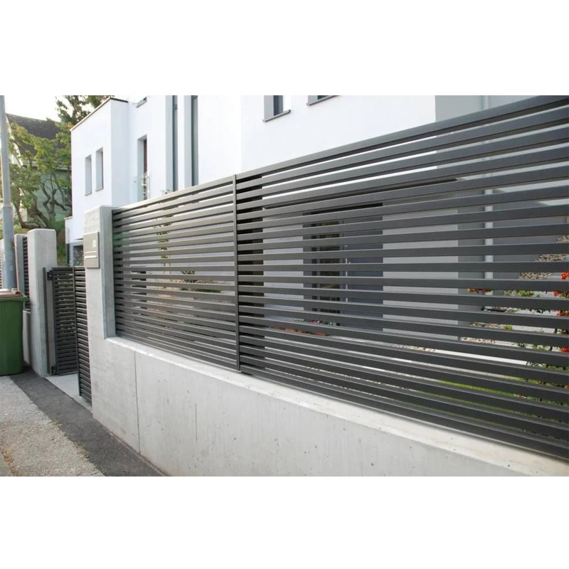 

Chinese Garden Fence Slat Fencing Aluminium Panel, Customer's request