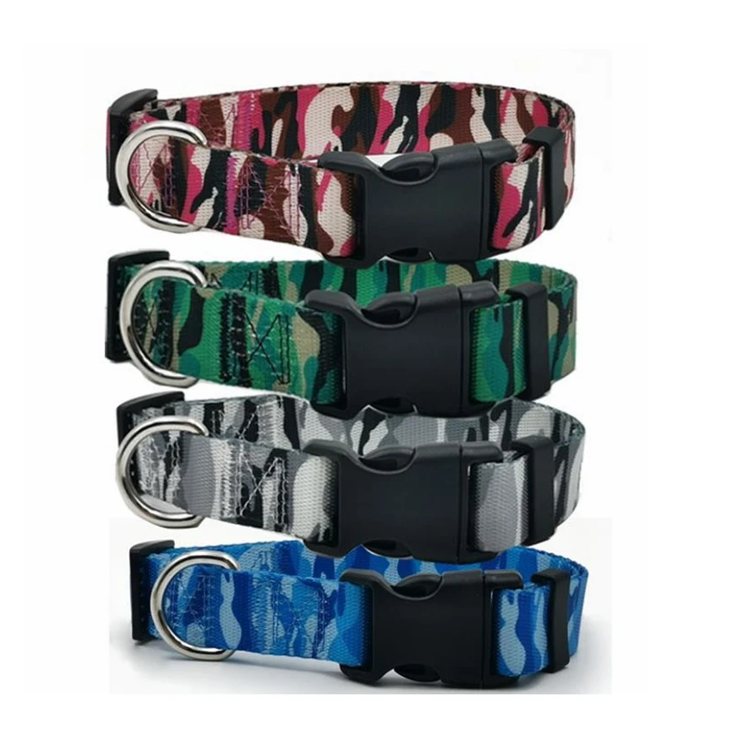 

Tough Soft Puppy Dog Collar Adjustable Buckle Collar for Small Medium Large Dogs, Multicolor